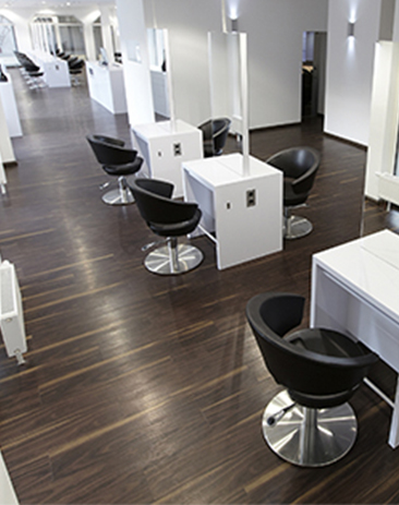 installation reference of NOX ECOCLICK+ in Friseur Frontlook hair Salon